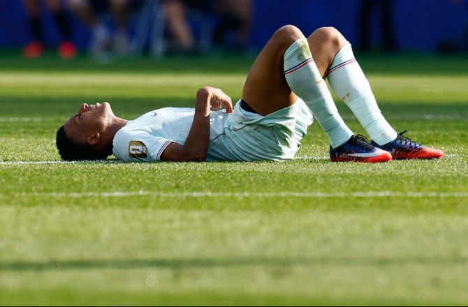 FIFA VM -Mbappé forsikrer: Jeg er okay