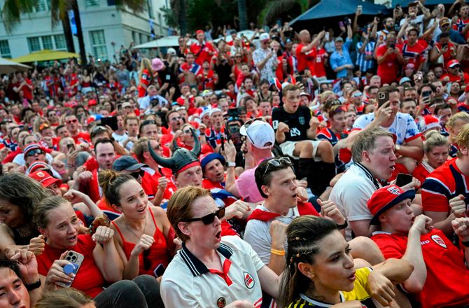 FIFA VM -VM-feber: Norge roer gennem Miami
