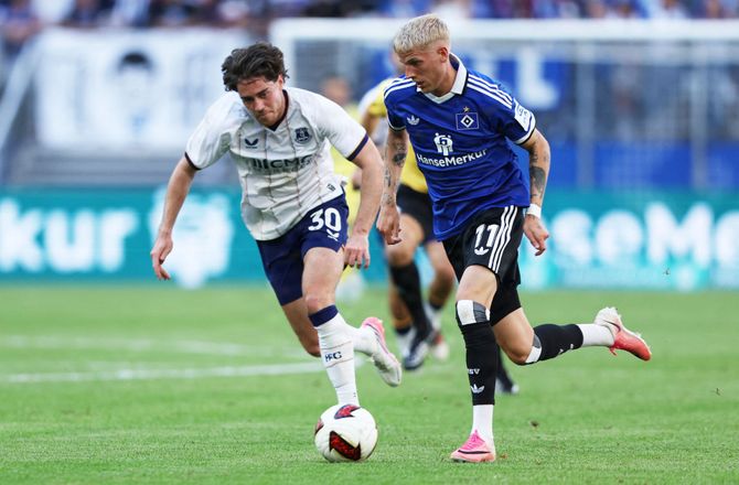 Bundesliga -Grønbæk-forskrækkelse i HSV: Han smiler allerede igen