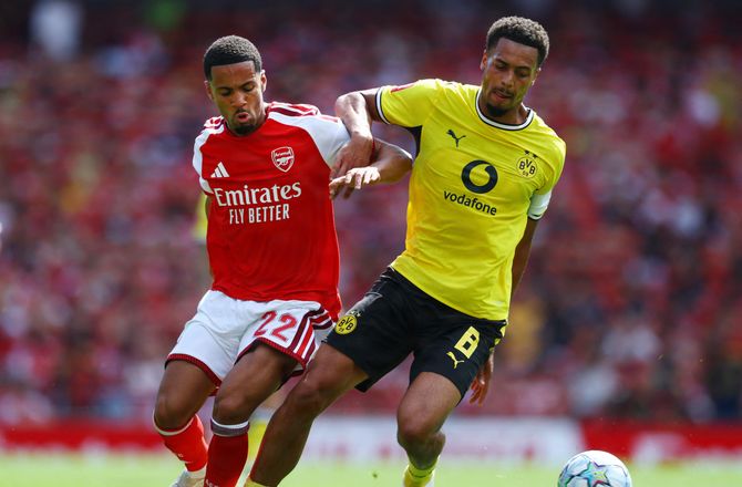 Premier League -Arsenal-juvel rykker til Dortmund