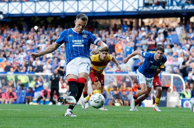 Premiership -Rangers rejste sig i Aberdeen