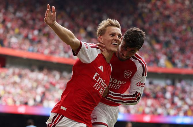 Community Shield -Ødegaard efter Community Shield-triumf: Vi vil vinde det hele