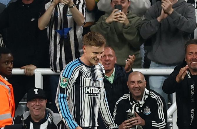 Carabao Cup -Barnes stjal showet i Newcastle-avancement