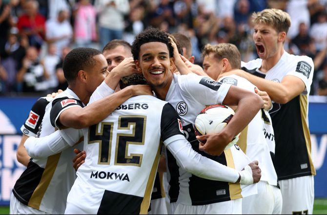 Bundesliga -Oprykker besejrede Leverkusen