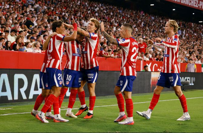 La Liga -Atletico satte Sevilla på plads efter målrig halvleg