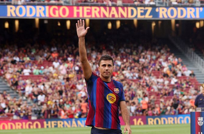 La Liga -Rodri får første start for Barcelona