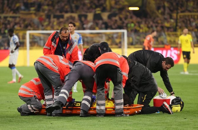 Bundesliga -Godt nyt: Dortmund har Karetsas tilbage i træning