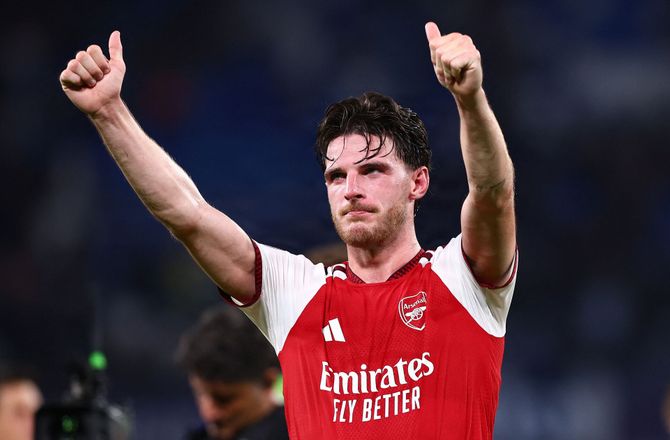 Champions League -Rice lavede ikke noget i tre uger: Klar igen