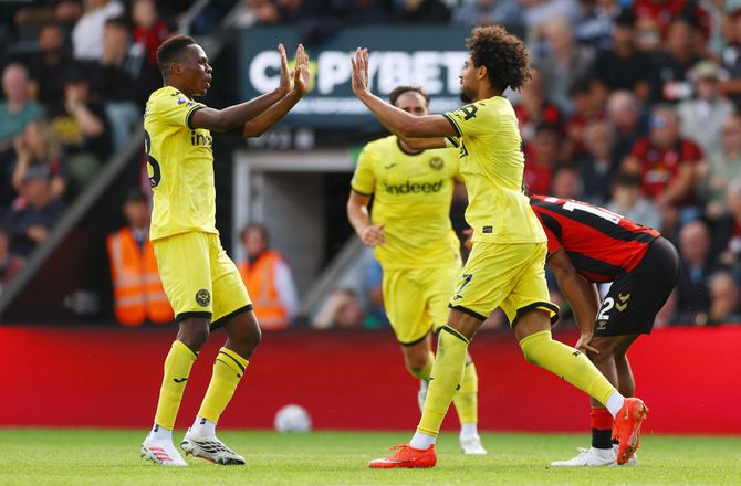 Premier League -To Schade-scoringer var ikke nok for Brentford