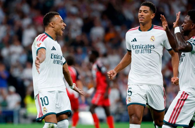 La Liga -Mbappé strålede i Real Madrid-storsejr