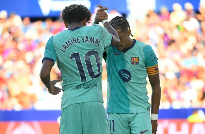 La Liga -Barcelona slap med skrækken i målfest