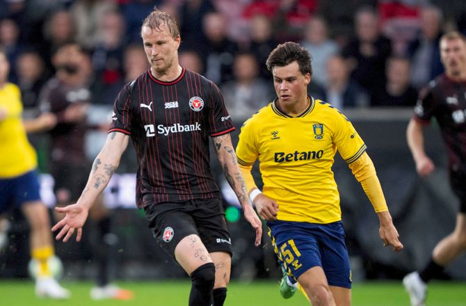 3F Superliga -Magnus Jensen scorede rundens mål