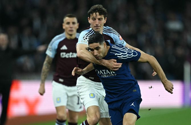 Champions League -SLUT: Aston Villa-PSG minut for minut