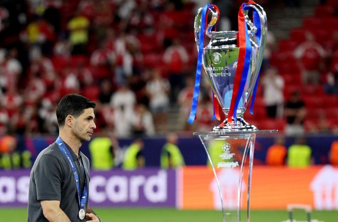 Champions League -Arteta efter CL-nederlag: Vi skal anerkende sæsonen