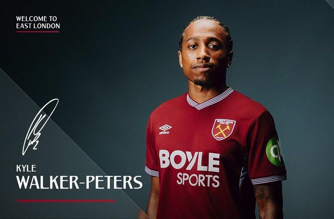 Premier League -West Ham henter Kyle Walker-Peters