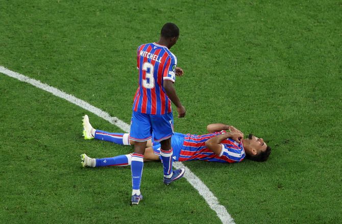 Conference League -Palace tog historisk trofæ: Har drømt om det her