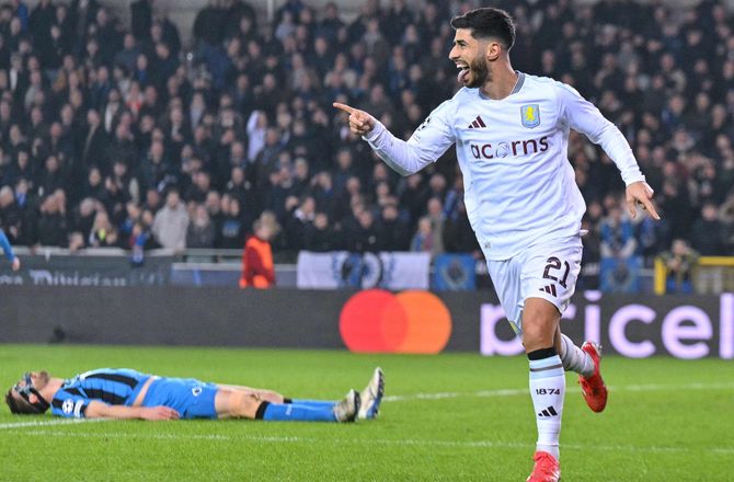 Champions League -Aston Villa sejrede efter bittert Brugge-kollaps