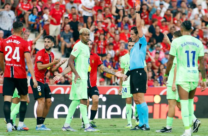 La Liga -Barca slog Mallorcas ni mand i ond affære