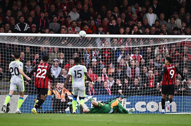 Premier League -LIVE: Bournemouth brænder på tomt mål
