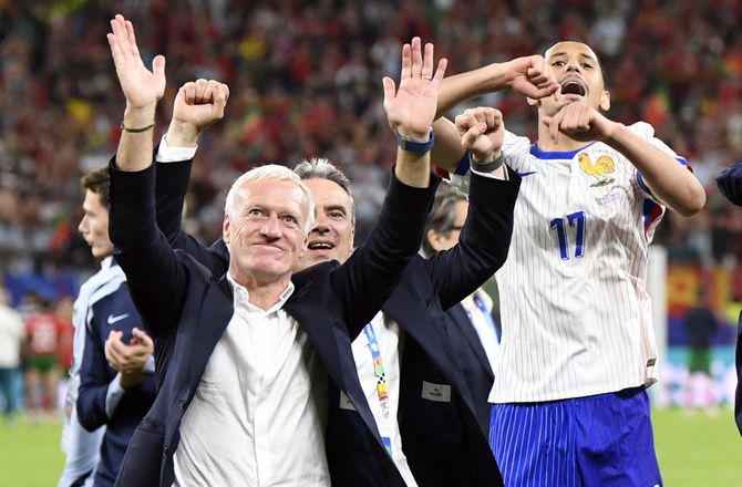 FIFA VM -Deschamps afviser historie: Alt er fint med Arsenal-stjerne