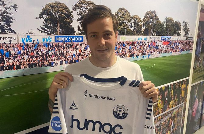 NordicBet Liga -Vendsyssel får Frederik Børsting for en slik
