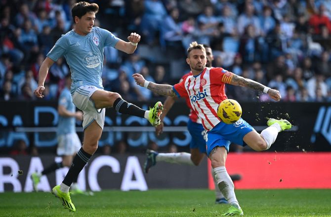 La Liga -Snæver sejr sender Girona på førstepladsen