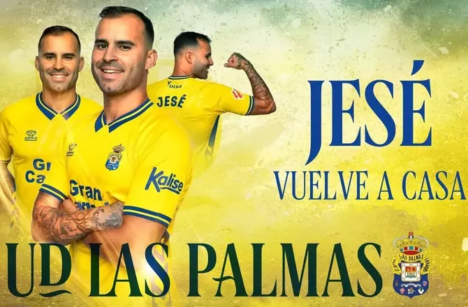 Segunda Division -Endnu et skifte: Jesé vender tilbage til Gran Canaria
