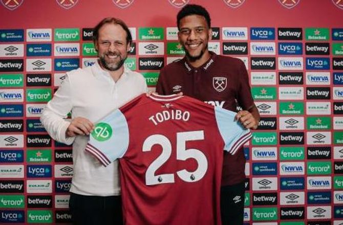 Premier League -Officielt: Jean-Clair Todibo skifter til West Ham