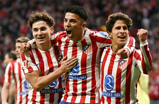 La Liga -Atletico Madrids La Liga-optur fortsatte