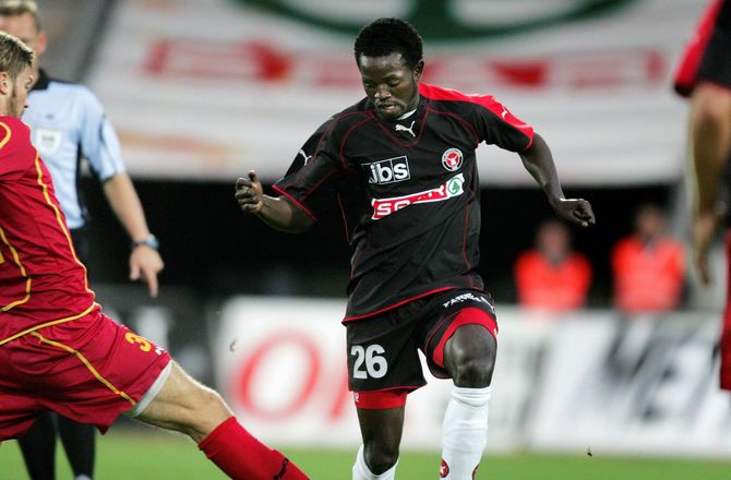 3F Superliga -Specielt mål mod Brøndby i 2006: Femi har gemt stor champagne