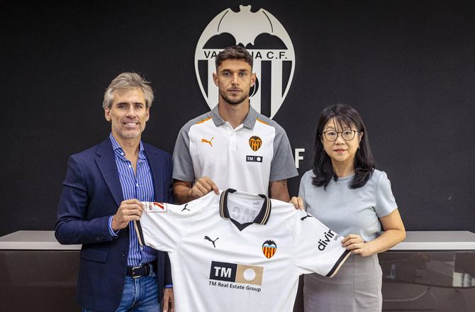 La Liga -Ingen Braithwaite: Valencia lejer Brugge-angriber