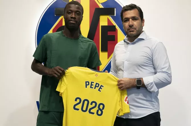 La Liga -Villarreal forlænger med Nicolas Pepe