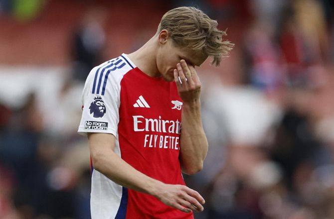 Arsenal -Ødegaard vil bruge lørdagens vrede mod PSG