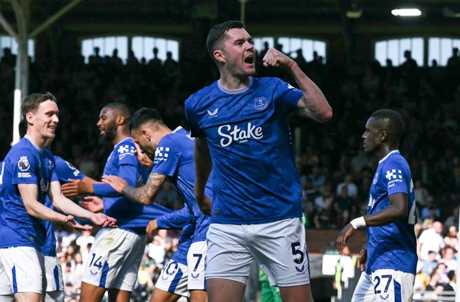 Premier League -Everton gjorde det onde ved Fulham