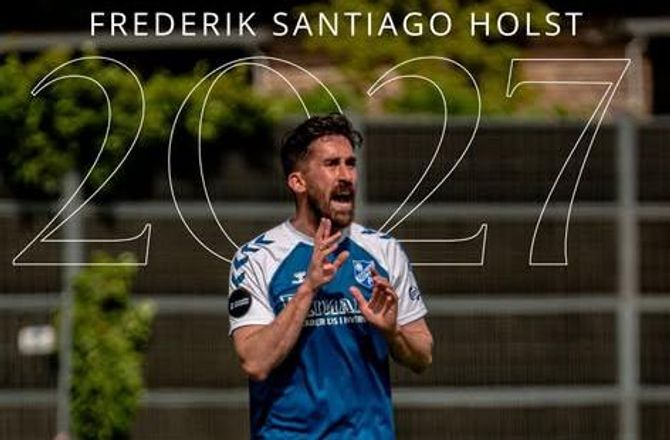 CampoBet 2. division -Fremad Amager forlænger med Frederik Santiago Holst