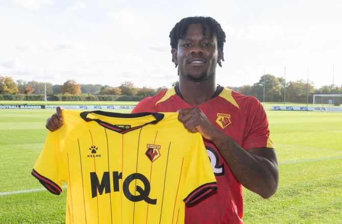Championship -Watford forlænger med Baah