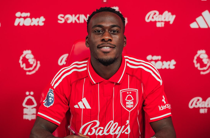 Premier League -Officielt: Nottingham Forest henter Kalimuendo