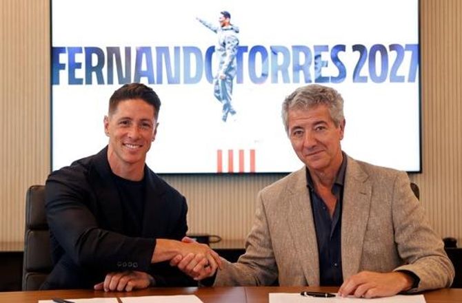 Segunda B -Fernando Torres forlænger med Atletico