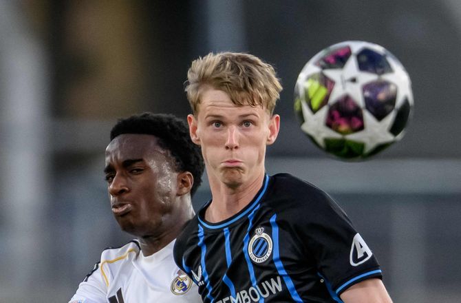 Youth League -Brugge-dansker scorede i YL-finale: Vi er stolte trods nederlag
