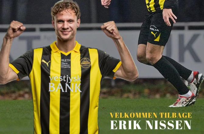 Betinia Liga -Erik Nissen vender tilbage til Aarhus Fremad