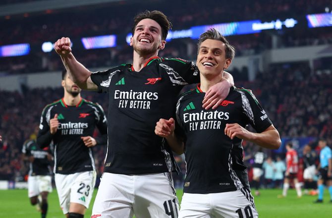 Champions League -7-1: Arsenal ødelagde PSV