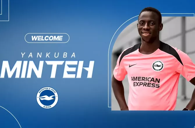Premier League -Officielt: Brighton køber Yankuba Minteh