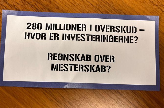 3F Superliga -Sektion 12 i aktion: Kastede 'pengesedler' ned mod ledelsen