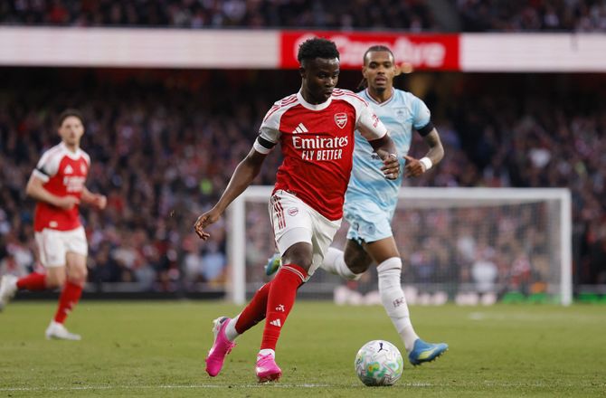 Premier League -50 mål og 50 assists sender Saka i meget fint selskab