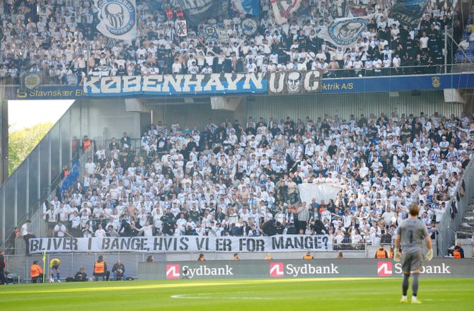 3F Superliga -FCK-fans stikker: Bliver I bange hvis vi er for mange?