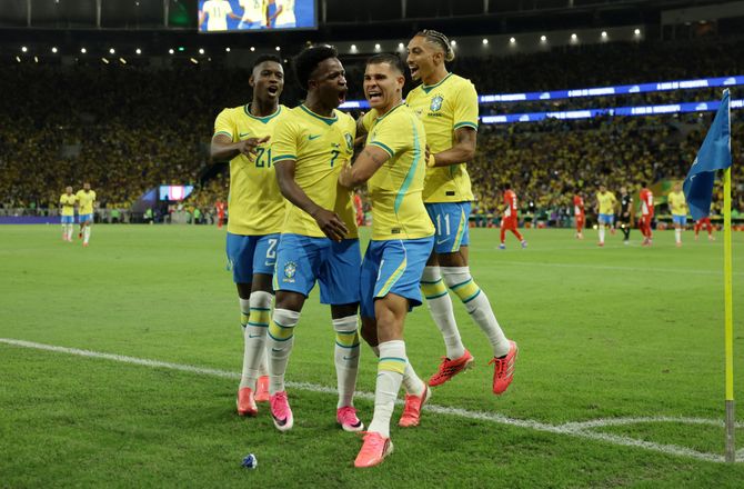 Venskabskampe -Brasilien smadrede Panama i VM-test