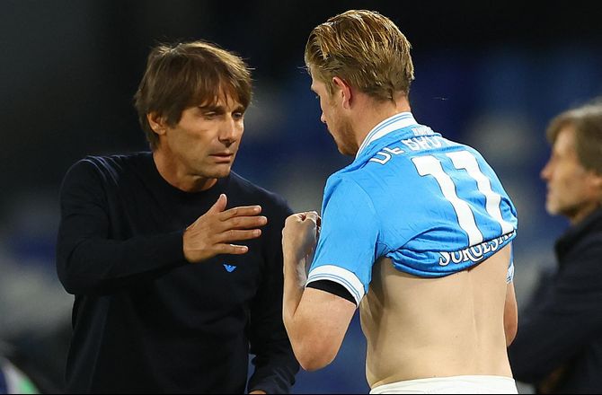 Serie A -De Bruyne understreger: Ingen kontrovers med Conte