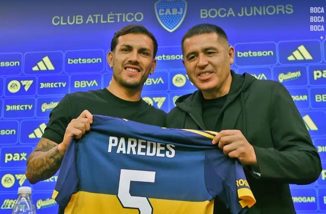 Primera División -Boca Juniors henter Paredes hjem