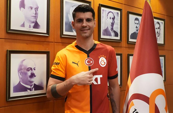 Pokal -Morata lynede i sin startdebut for Gala
