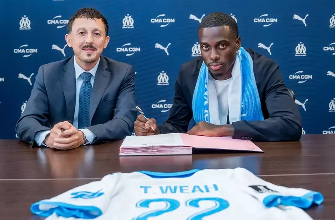 Ligue 1 -Bekræftet: Timothy Weah skifter til Marseille